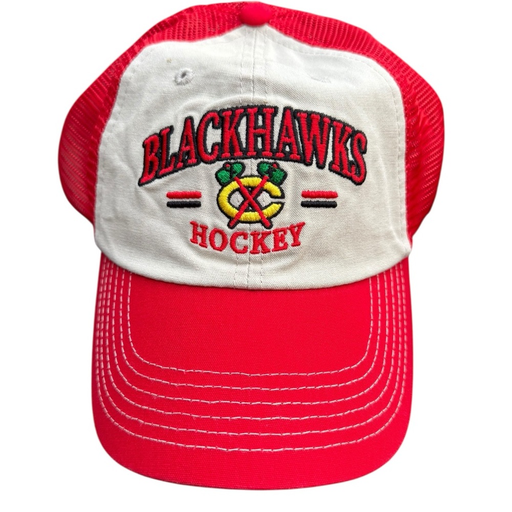 NHL Chicago Blackhawks hockey Red and natural snapback baseball‎ style Cap